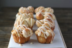Maple Cream Cheese Monkey Bread Front View