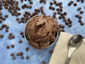 Chocoholic Homemade Ice Cream-Overhead