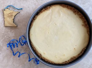 Minnesota Honey Cheesecake with ribbon