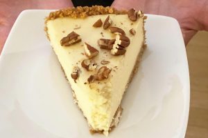 Slice of Minnesota Honey Cheesecake