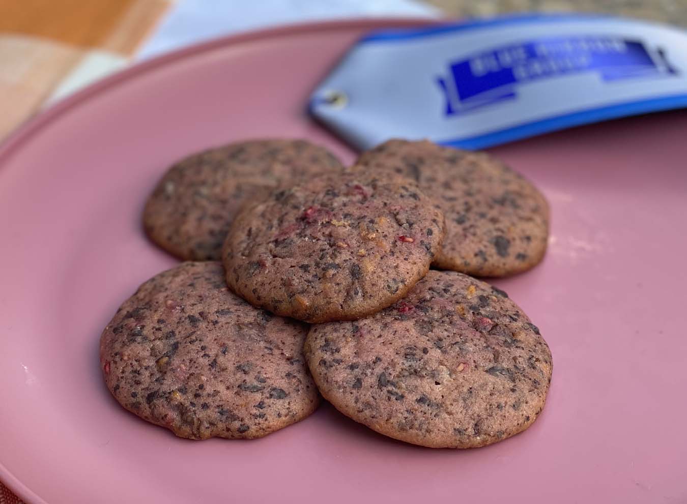 Raspberry Chocolate Chunk Cookies