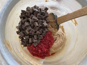 Raspberry Chocolate Chunk Cookies Ingredients