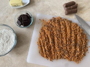 Step by step Peanut Butter Butterfinger Cookies