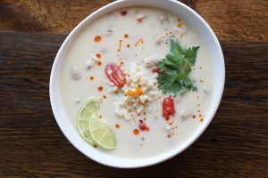Best Tasting Thai Coconut Soup Close Up