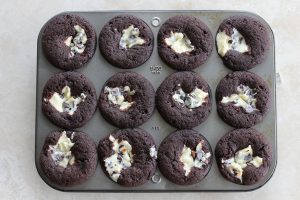 Black Bottom Cupcakes Step 3